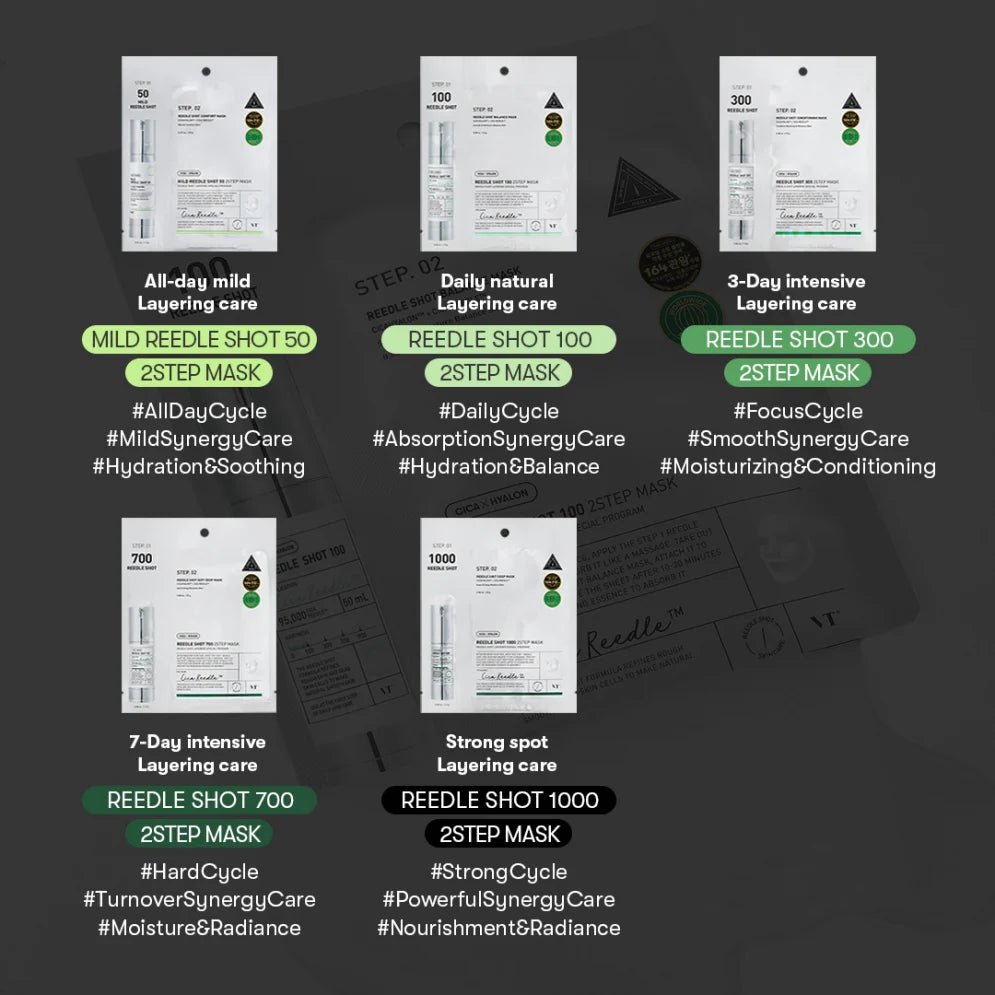 VT Mild Reedle Shot 100 2 - Step Mask 1Pcs Health & Beauty 10