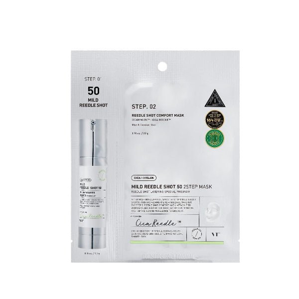 VT Mild Reedle Shot 50 2 - Step Mask 1Pcs Health & Beauty