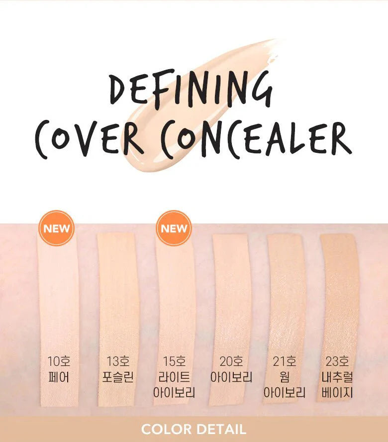 WAKEMAKE Defining Cover Concealer 6g - 5 Color to Choose Health & Beauty oceanbuy.ca markham toronto free ship USA asian korean skincare