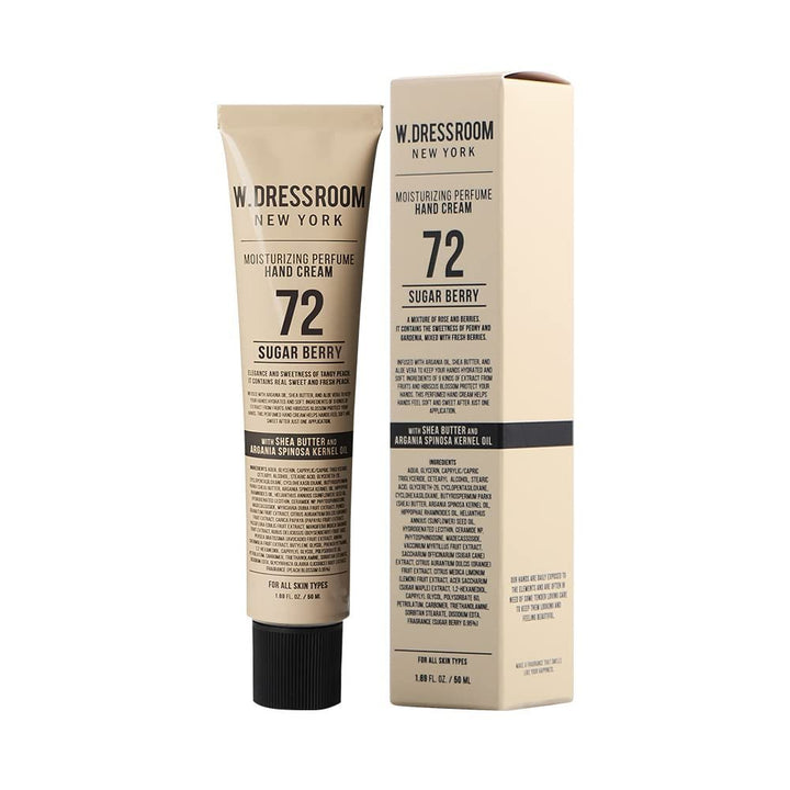 W.DRESSROOM Moisturizing Perfume Hand Cream 50ml - No.72 Sugar Berry Health & Beauty 1