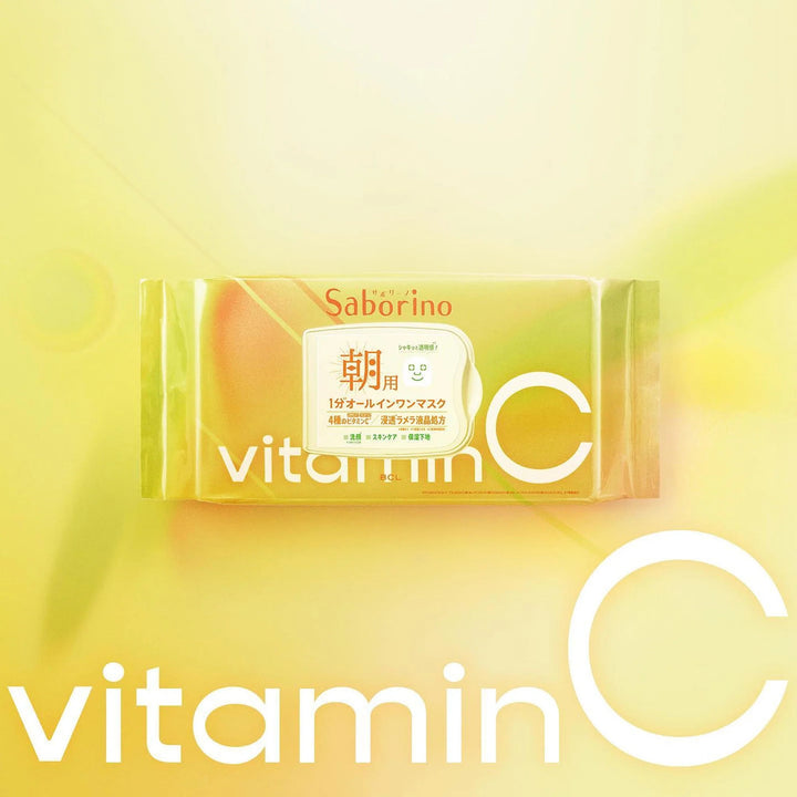 BCL Saborino Morning Facial Sheet Mask Vitamin C 30Pcs Health & Beauty oceanbuy.ca markham toronto free ship USA asian korean skincare