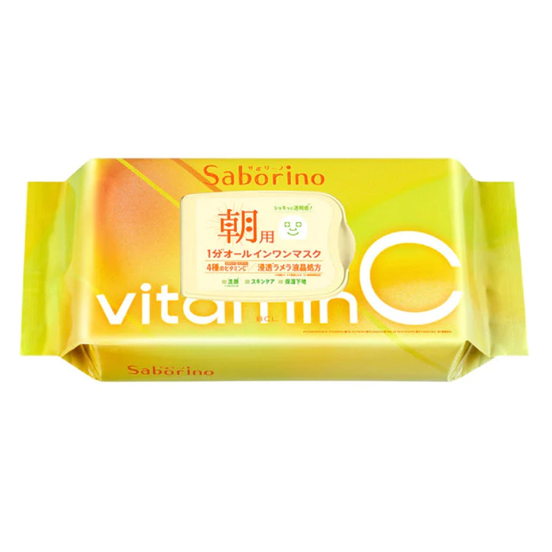 BCL Saborino Morning Facial Sheet Mask Vitamin C 30Pcs Health & Beauty oceanbuy.ca markham toronto free ship USA asian korean skincare