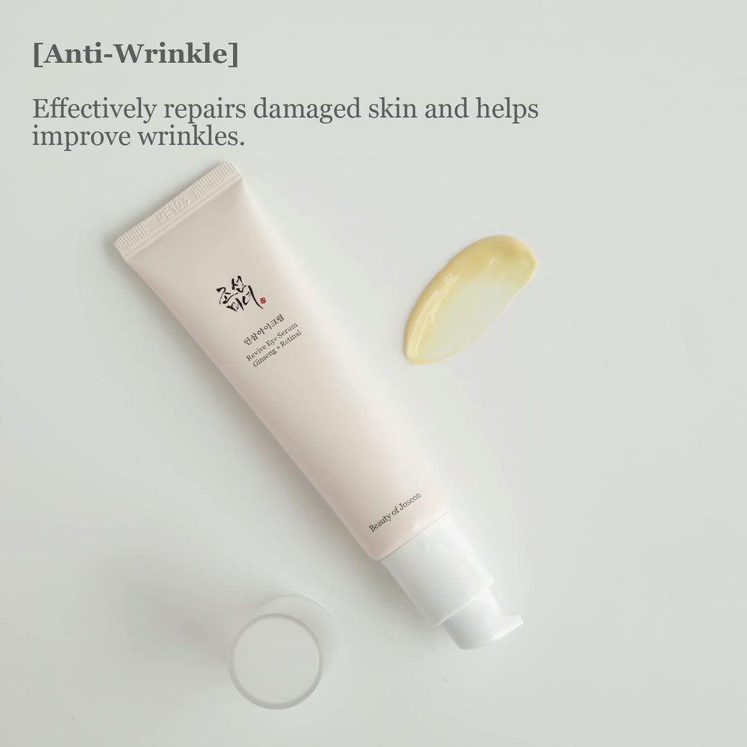 beauty of joseon Ginseng and retinal eye serum for deep hydration and fine-line care