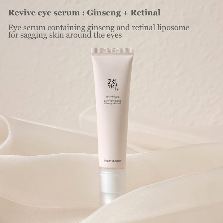beauty of joseon Ginseng and retinal eye serum for deep hydration and fine-line care
