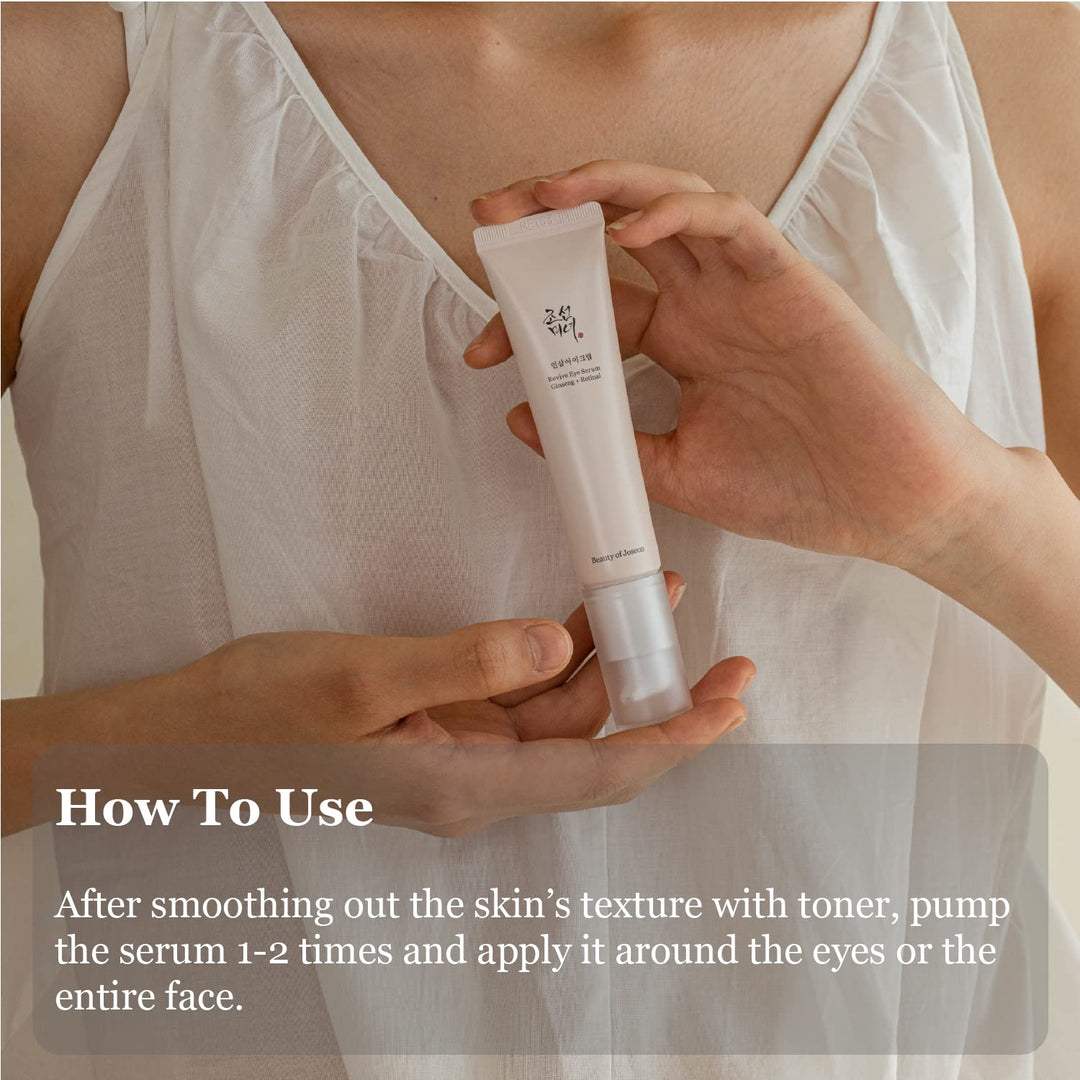 Beauty of Joseon eye cream how to use
