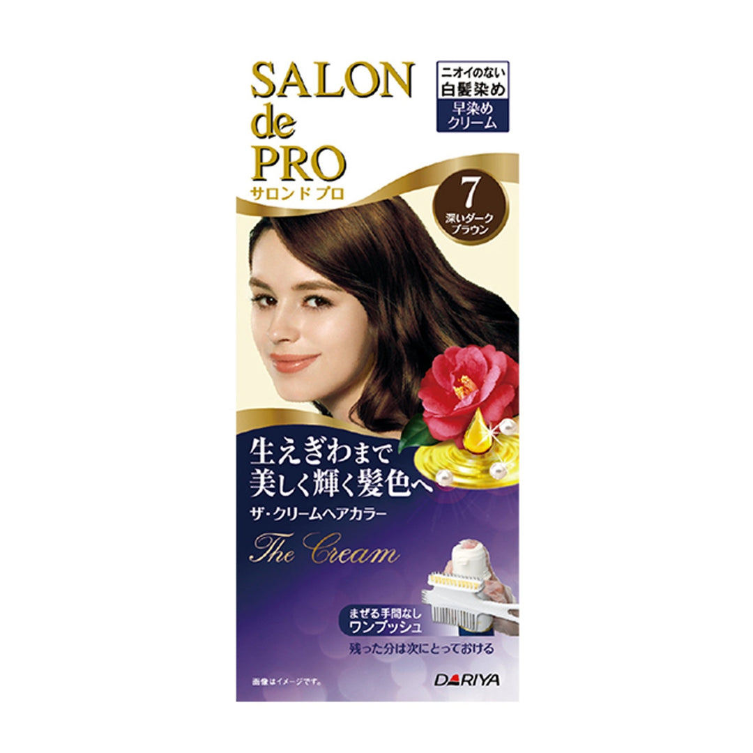 DARIYA SALON de PRO The Cream Hair Color for Gray Hair 100g - 5 Color to Choose Health & Beauty oceanbuy.ca markham toronto free ship USA asian korean skincare