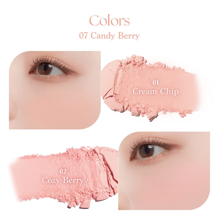 DASIQUE Blending Mood Cheek - #07 Candy Berry Health & Beauty oceanbuy.ca markham toronto free ship USA asian korean skincare