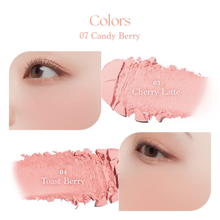 DASIQUE Blending Mood Cheek - #07 Candy Berry Health & Beauty oceanbuy.ca markham toronto free ship USA asian korean skincare