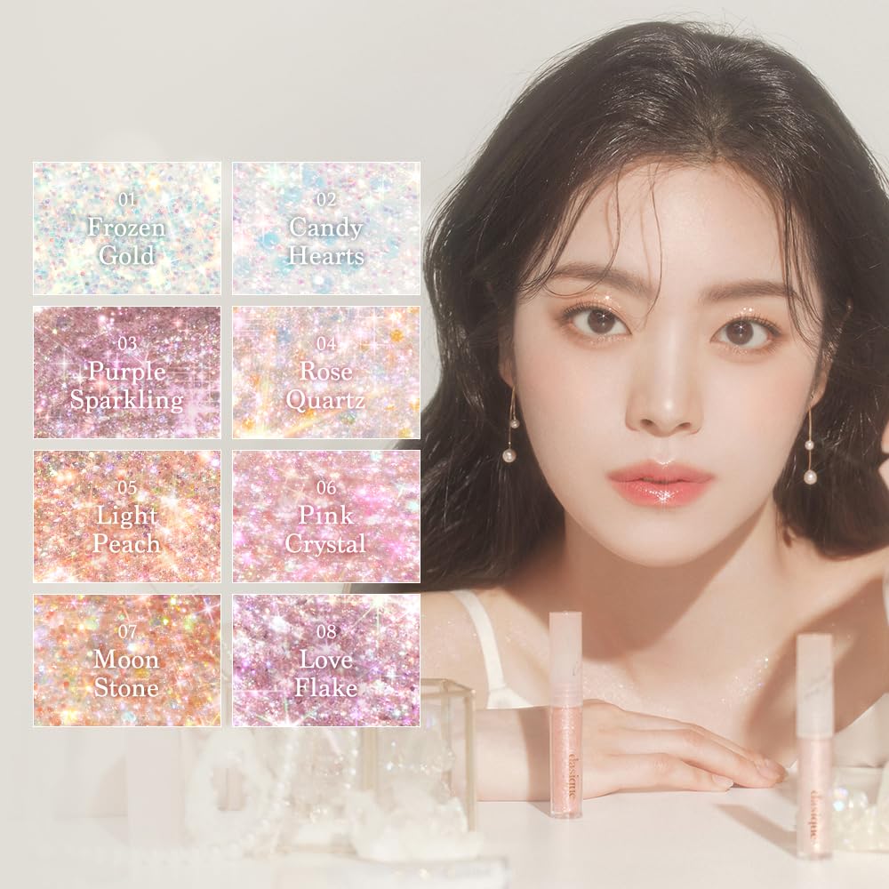 DASIQUE Starlit Jewel Liquid Glitter - 05 Light Peach Health & Beauty oceanbuy.ca markham toronto free ship USA asian korean skincare