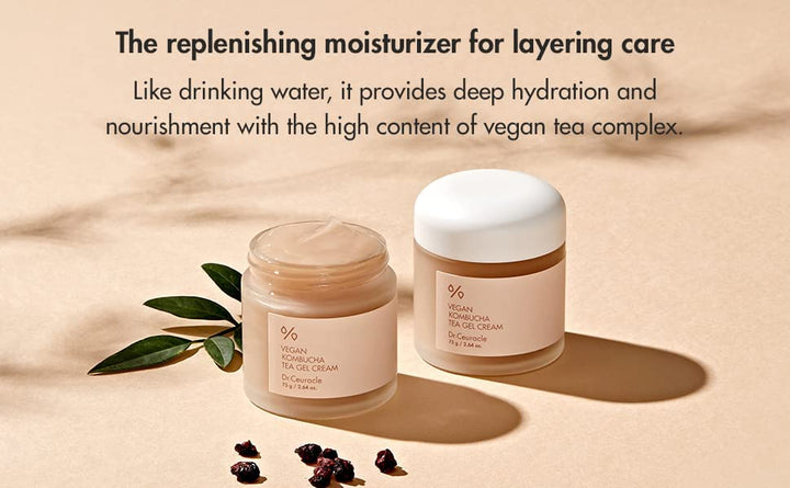 DR. CEURACLE Vegan Kombucha Tea Gel Cream 75g Health & Beauty oceanbuy.ca markham toronto free ship USA asian korean skincare