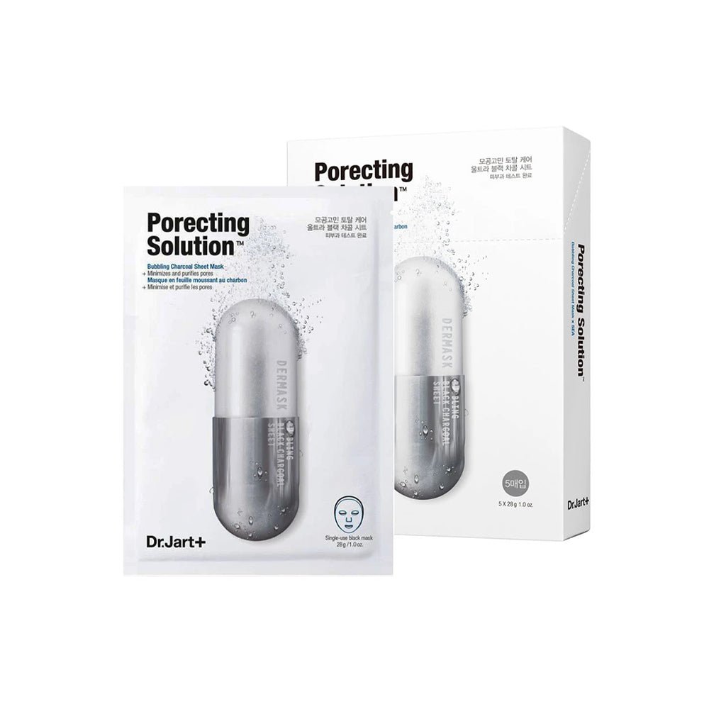 DR JART+ Dermask Ultra Jet Porecting Solution Bubbling Charcoal Sheet Mask 5pcs oceanbuy.ca markham toronto free ship USA asian korean skincare