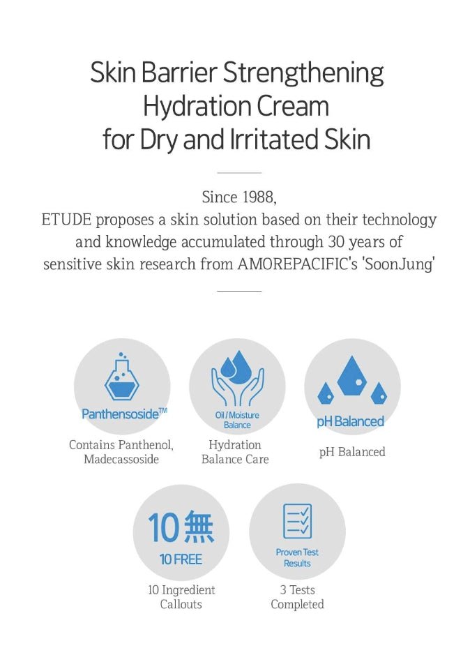 ETUDE HOUSE Soon Jung 2x Barrier Intensive Cream 60ml NEW PACKAGE Health & Beauty oceanbuy.ca markham toronto free ship USA asian korean skincare