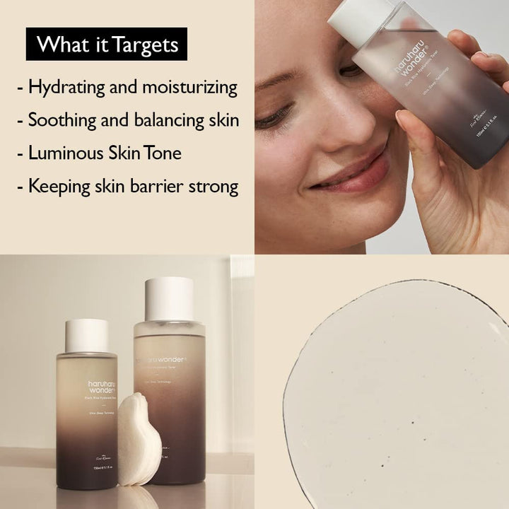 HARUHARU WONDER Black Rice Hyaluronic Toner 150ml Health & Beauty oceanbuy.ca markham toronto free ship USA asian korean skincare