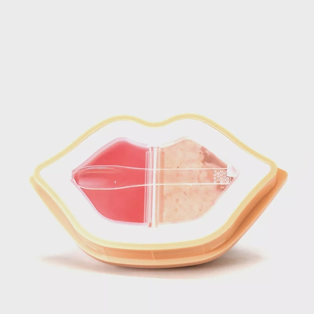 KOCOSTAR Peach Duoduo Lip Scrub & Lip Oil In Cream 43g Health & Beauty oceanbuy.ca markham toronto free ship USA asian korean skincare