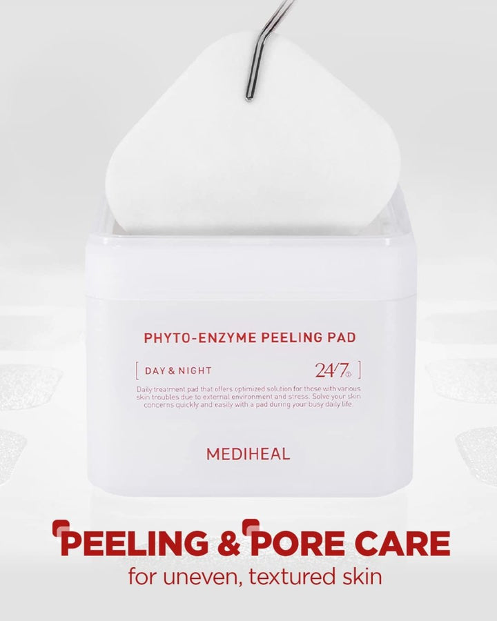 MEDIHEAL Phyto Enzyme Peeling Pad 90 Pads Health & Beauty oceanbuy.ca markham toronto free ship USA asian korean skincare