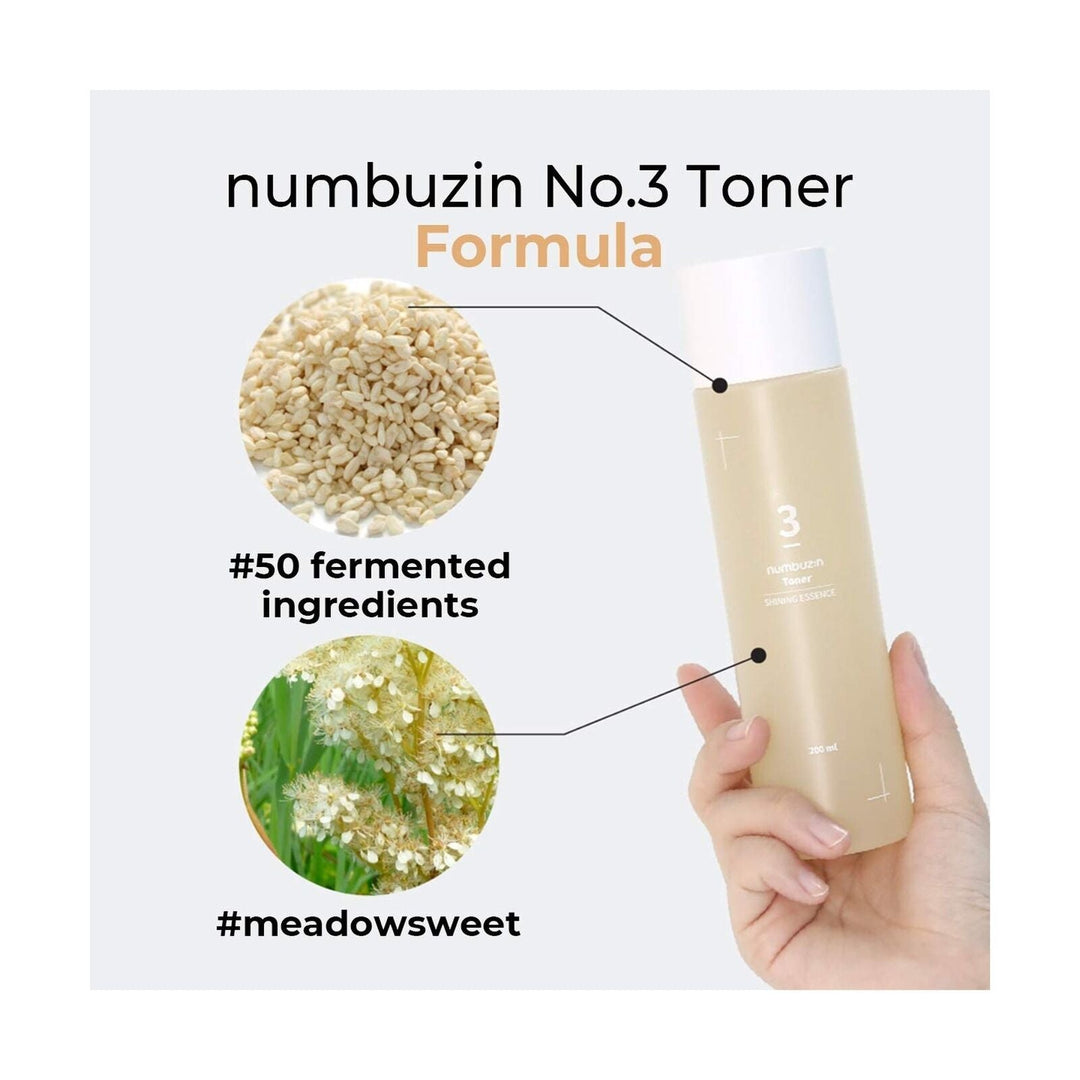 NUMBUZIN No. 3 Super Glowing Essence Toner 200ml Health & Beauty oceanbuy.ca markham toronto free ship USA asian korean skincare