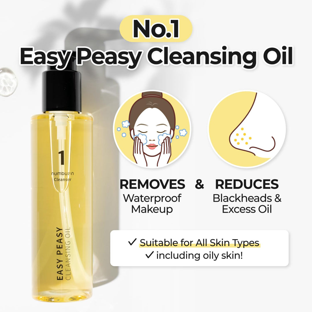 NUMBUZIN No.1 Easy Peasy Cleansing Oil 200ml Health & Beauty oceanbuy.ca markham toronto free ship USA asian korean skincare