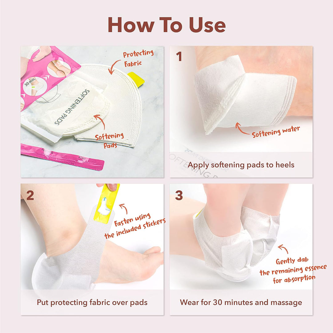 PUREDERM Instant Softening Heel Mask 1 Pair - Shea Butter Health & Beauty oceanbuy.ca markham toronto free ship USA asian korean skincare