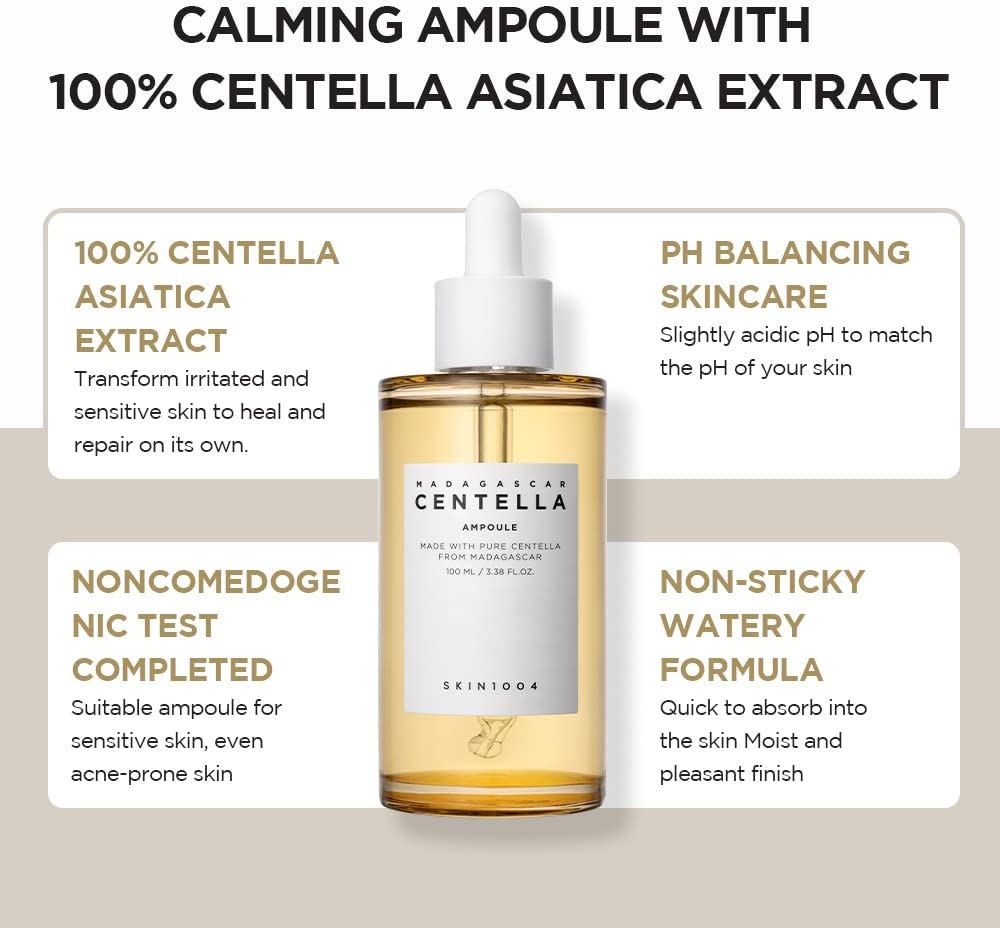 SKIN1004 Madagascar Centella Ampoule 100ml Health & Beauty oceanbuy.ca markham toronto free ship USA asian korean skincare