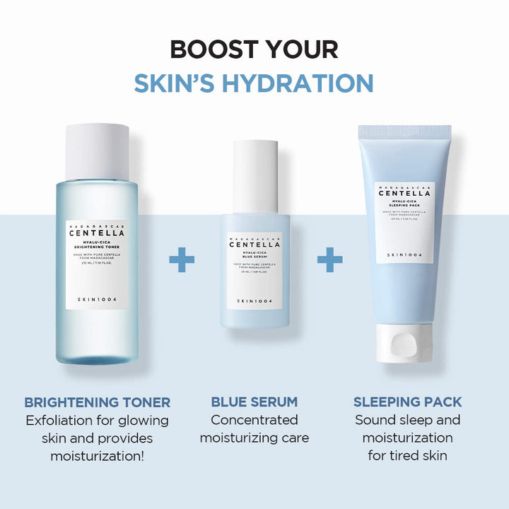 SKIN1004 Madagascar Centella Hyalu - Cica Blue Serum 50ml Health & Beauty oceanbuy.ca markham toronto free ship USA asian korean skincare