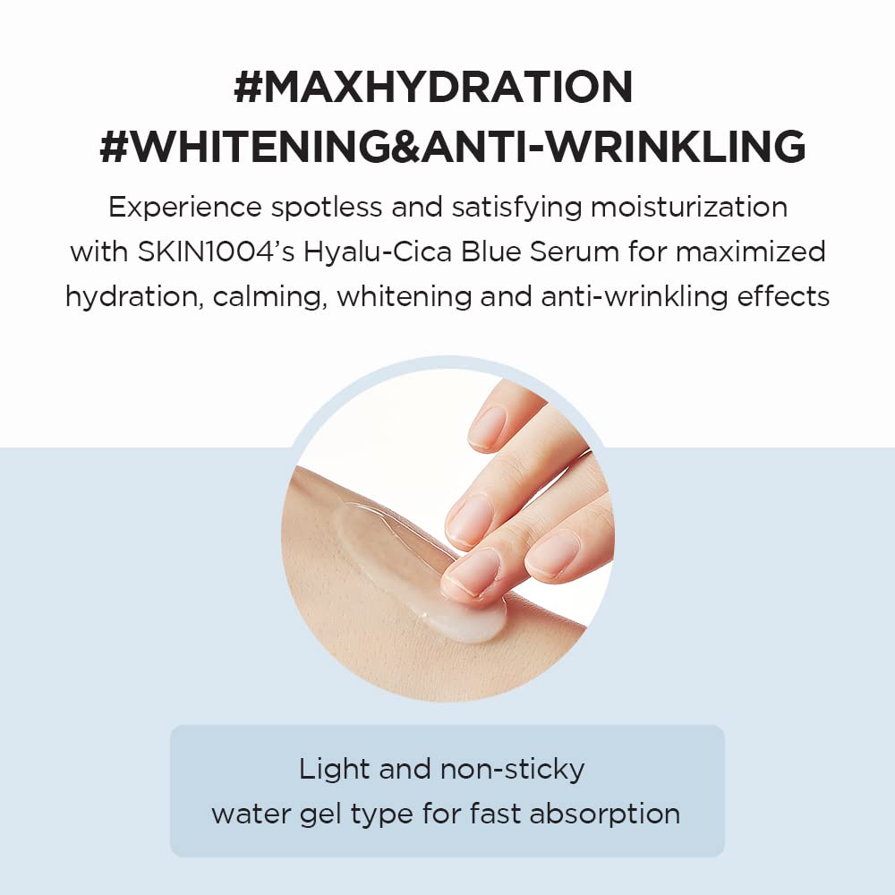 SKIN1004 Madagascar Centella Hyalu - Cica Blue Serum 50ml Health & Beauty oceanbuy.ca markham toronto free ship USA asian korean skincare