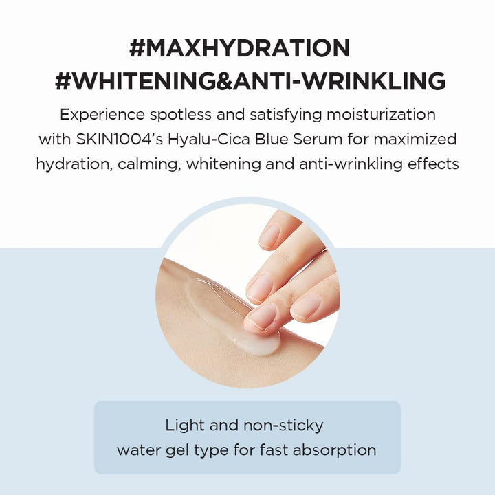 SKIN1004 Madagascar Centella Hyalu - Cica Blue Serum 50ml Health & Beauty oceanbuy.ca markham toronto free ship USA asian korean skincare