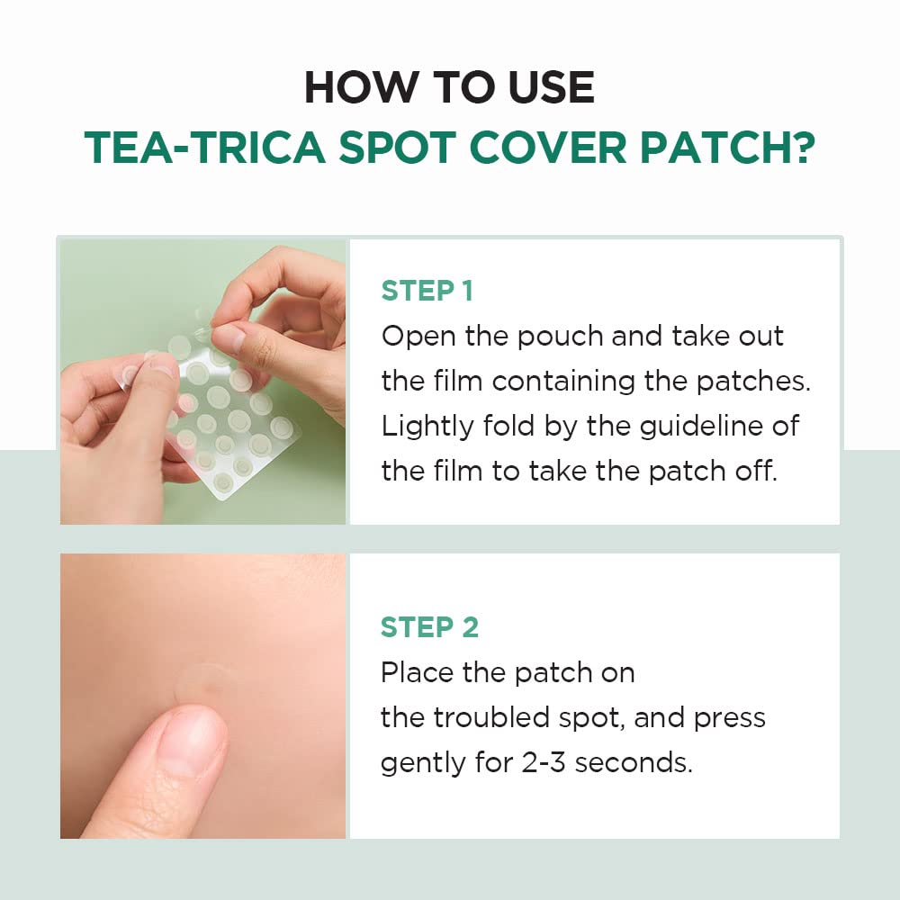 SKIN1004 Tea - Trica Spot Cover Patch 22 Count Health & Beauty oceanbuy.ca markham toronto free ship USA asian korean skincare