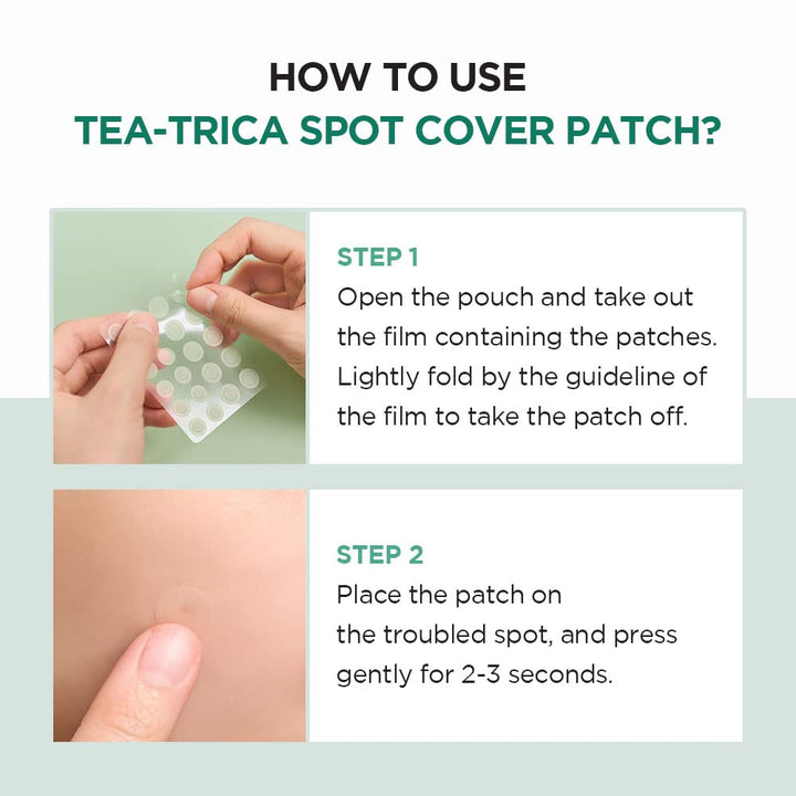 SKIN1004 Tea - Trica Spot Cover Patch 22 Count Health & Beauty oceanbuy.ca markham toronto free ship USA asian korean skincare