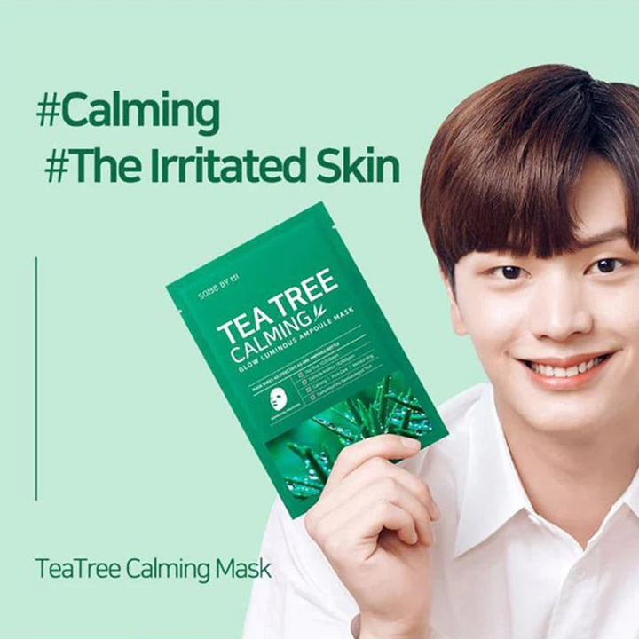 SOME BY MI Tea Tree Calming Glow Luminous Ampoule Mask 1Pcs Health & Beauty oceanbuy.ca markham toronto free ship USA asian korean skincare