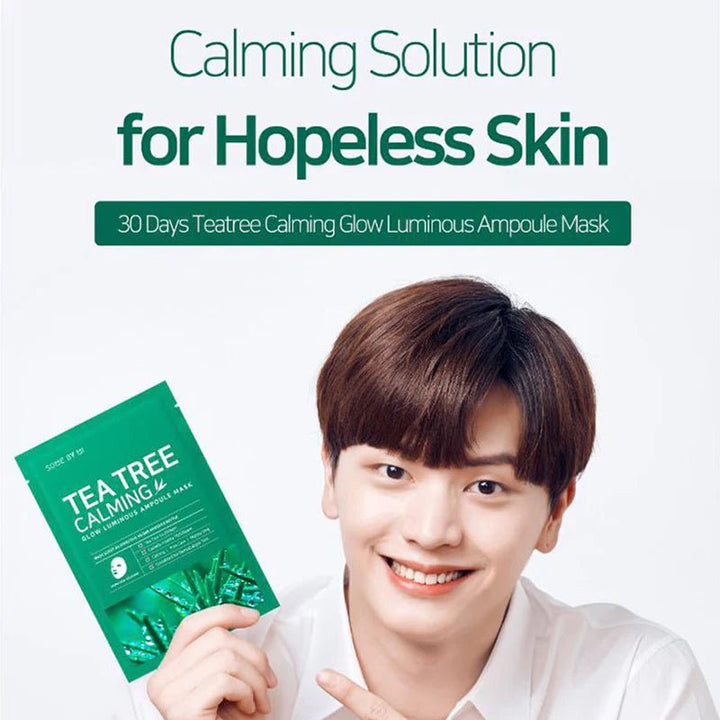 SOME BY MI Tea Tree Calming Glow Luminous Ampoule Mask 1Pcs Health & Beauty oceanbuy.ca markham toronto free ship USA asian korean skincare