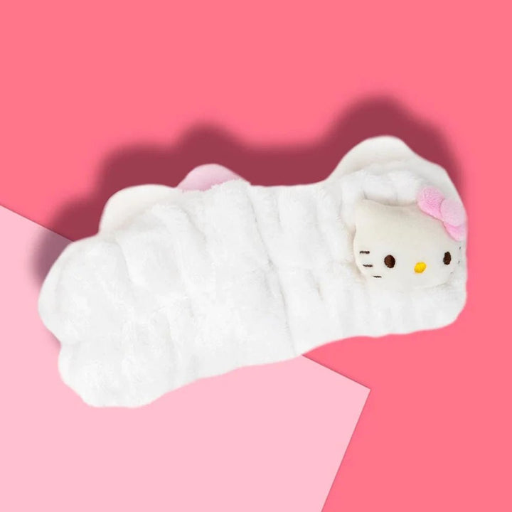 THE CREME SHOP x Hello Kitty© with Signature Bow (Pink) Plush Spa Headband Health & Beauty oceanbuy.ca markham toronto free ship USA asian korean skincare